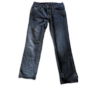 Diesel Zatiny Jeans Men's Button Fly Bootcut‎ Y2K Blue Size 33x32 A Great Value!